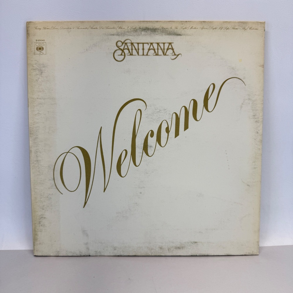 Santana Welcome Vinyl LP 1973 CBS S 69040 Holland Pressing Jazz Rock Fusion